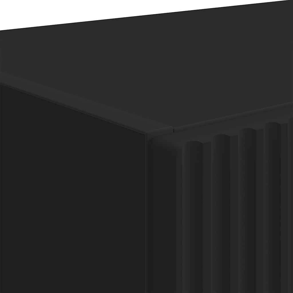 TV zidni ormar Zidne Crna 59,5 x 31 x 60 cm Konstruirano drvo
