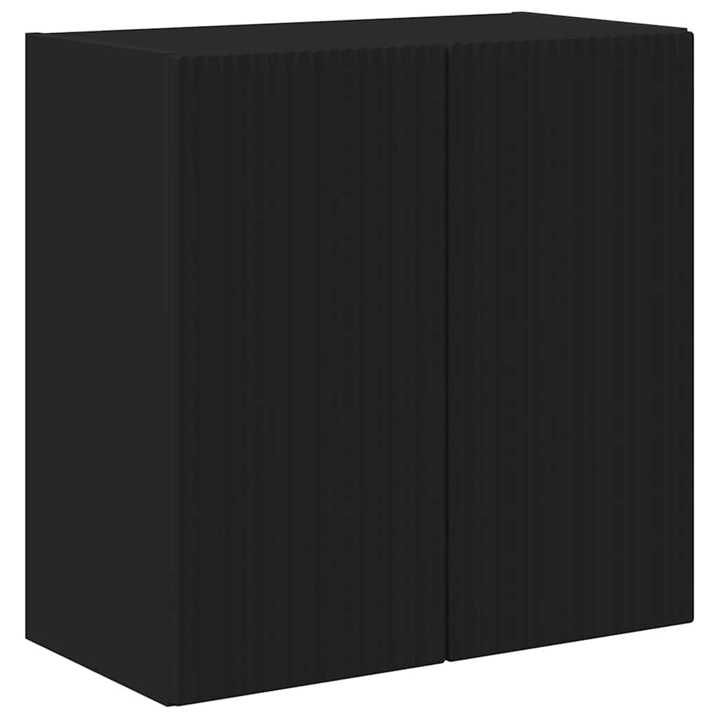TV zidni ormar Zidne Crna 59,5 x 31 x 60 cm Konstruirano drvo