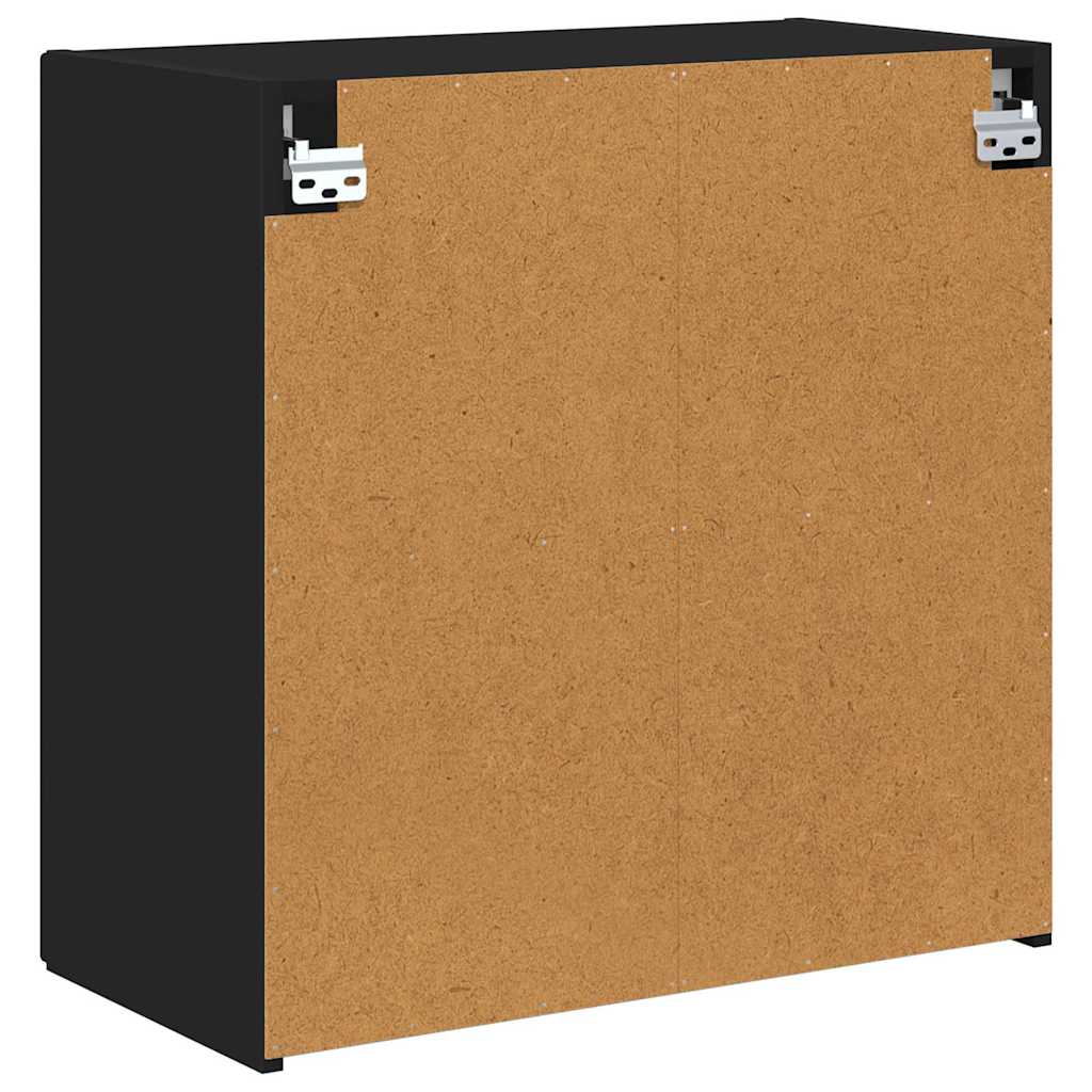 TV zidni ormar Zidne Crna 59,5 x 31 x 60 cm Konstruirano drvo