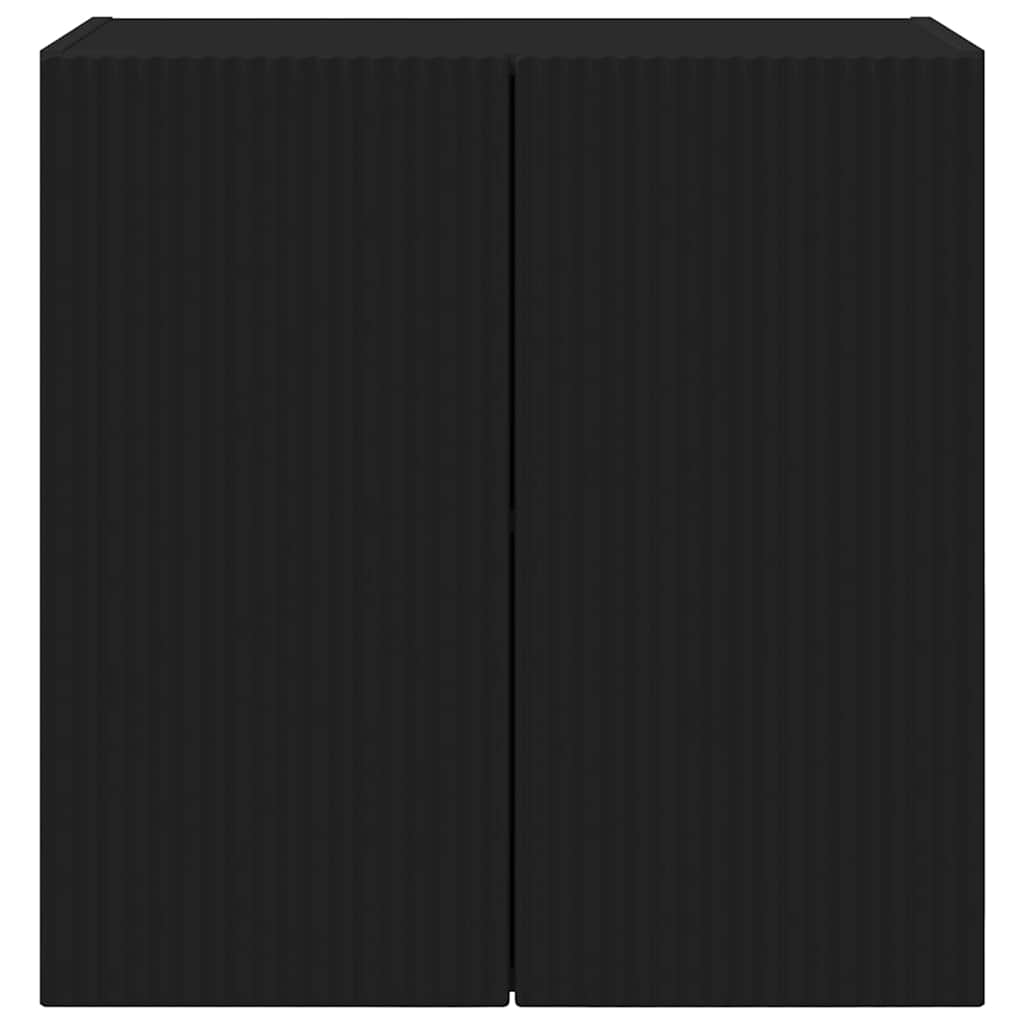 TV zidni ormar Zidne Crna 59,5 x 31 x 60 cm Konstruirano drvo