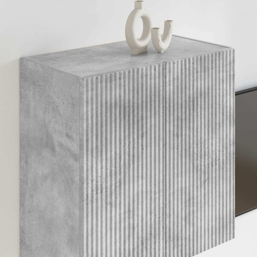 TV zidni ormar Zidne Betonski sivi 59,5 x 31 x 60 cm