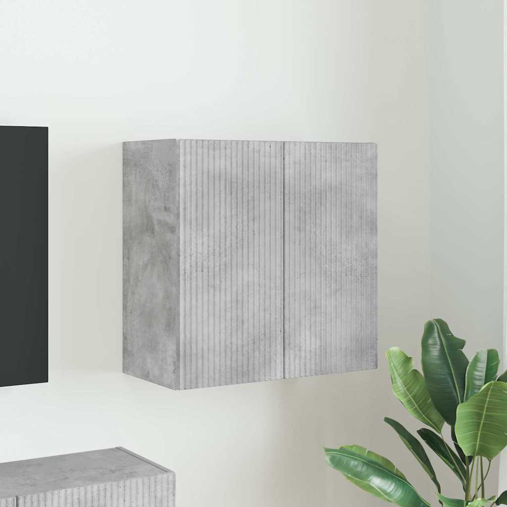 TV zidni ormar Zidne Betonski sivi 59,5 x 31 x 60 cm