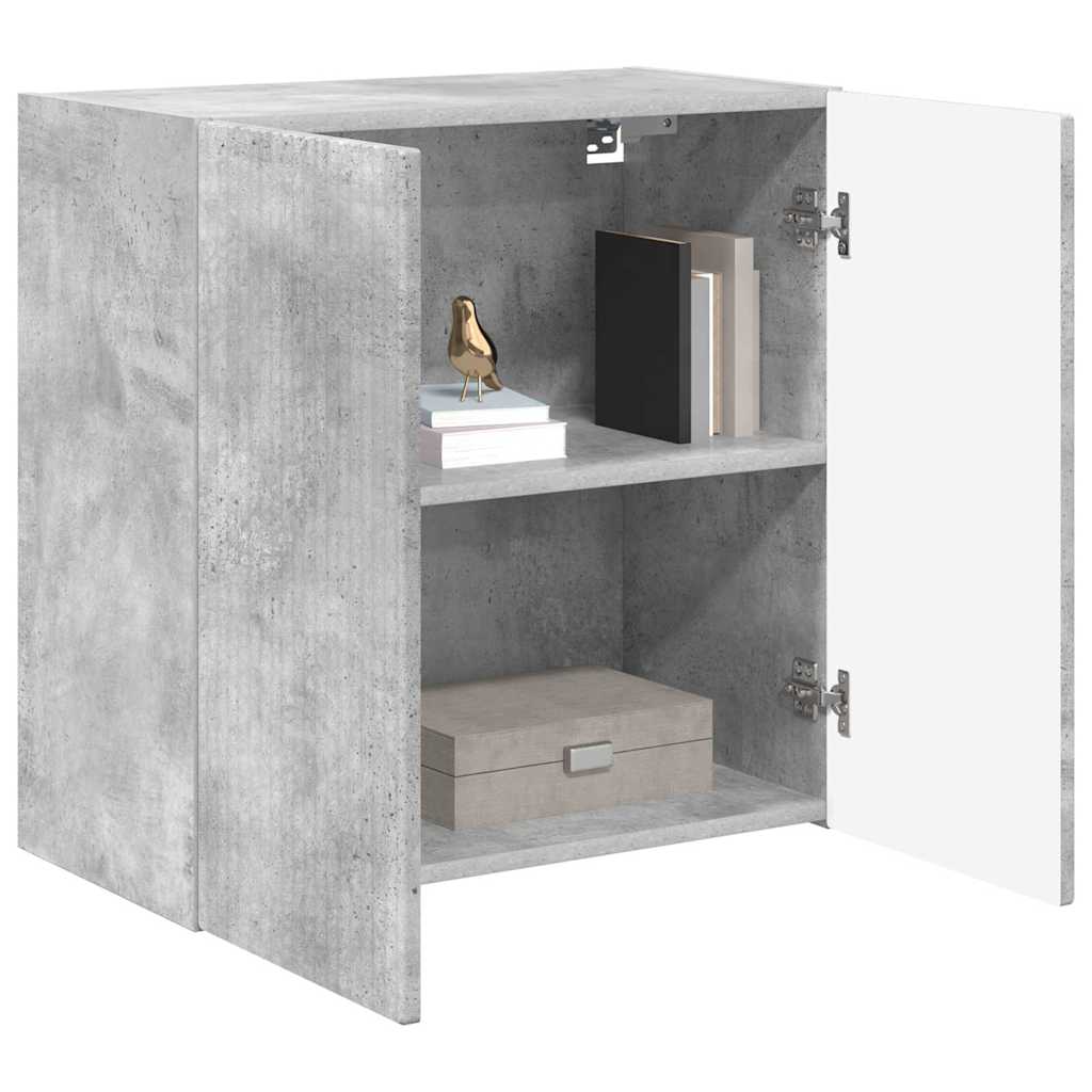 TV zidni ormar Zidne Betonski sivi 59,5 x 31 x 60 cm