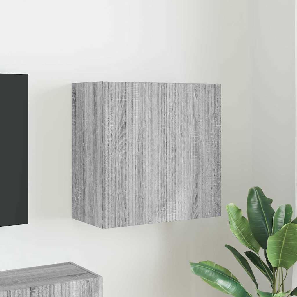 TV zidni ormar Siva Sonoma 59,5 x 31 x 60 cm Konstruirano drvo