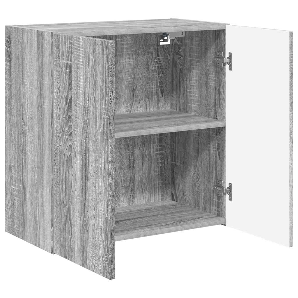 TV zidni ormar Siva Sonoma 59,5 x 31 x 60 cm Konstruirano drvo