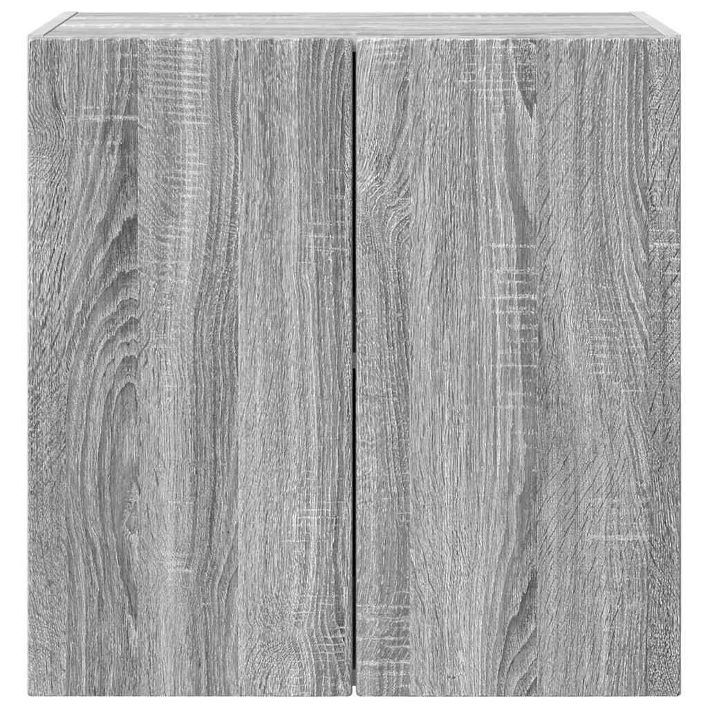 TV zidni ormar Siva Sonoma 59,5 x 31 x 60 cm Konstruirano drvo