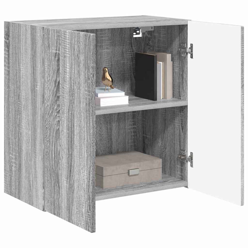 TV zidni ormar Siva Sonoma 59,5 x 31 x 60 cm Konstruirano drvo