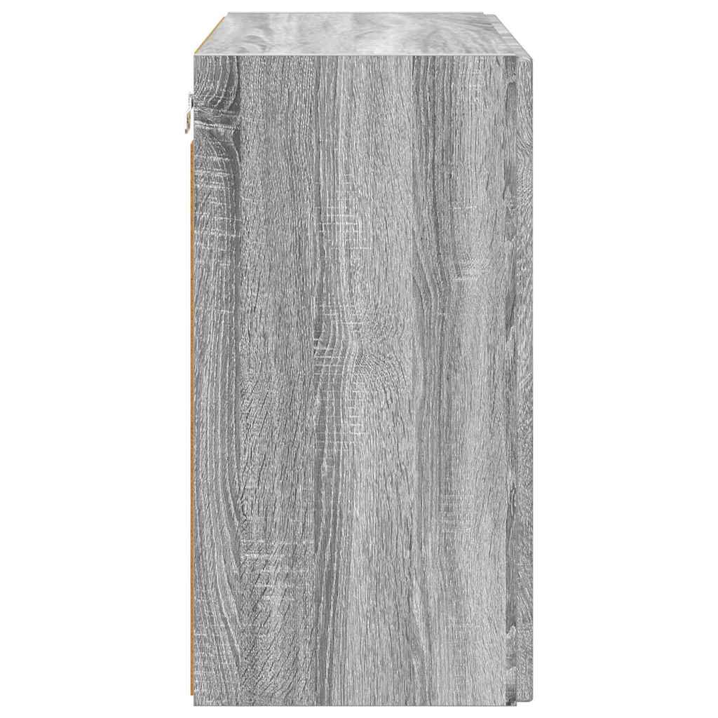 TV zidni ormar Siva Sonoma 59,5 x 31 x 60 cm Konstruirano drvo