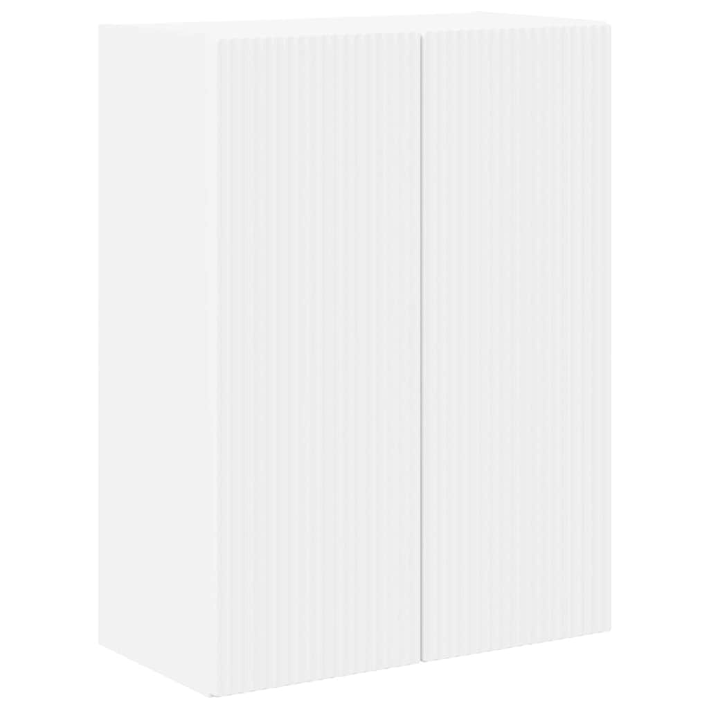 TV zidni ormar Zidne Bijelo 59,5 x 31 x 80 cm Konstruirano drvo