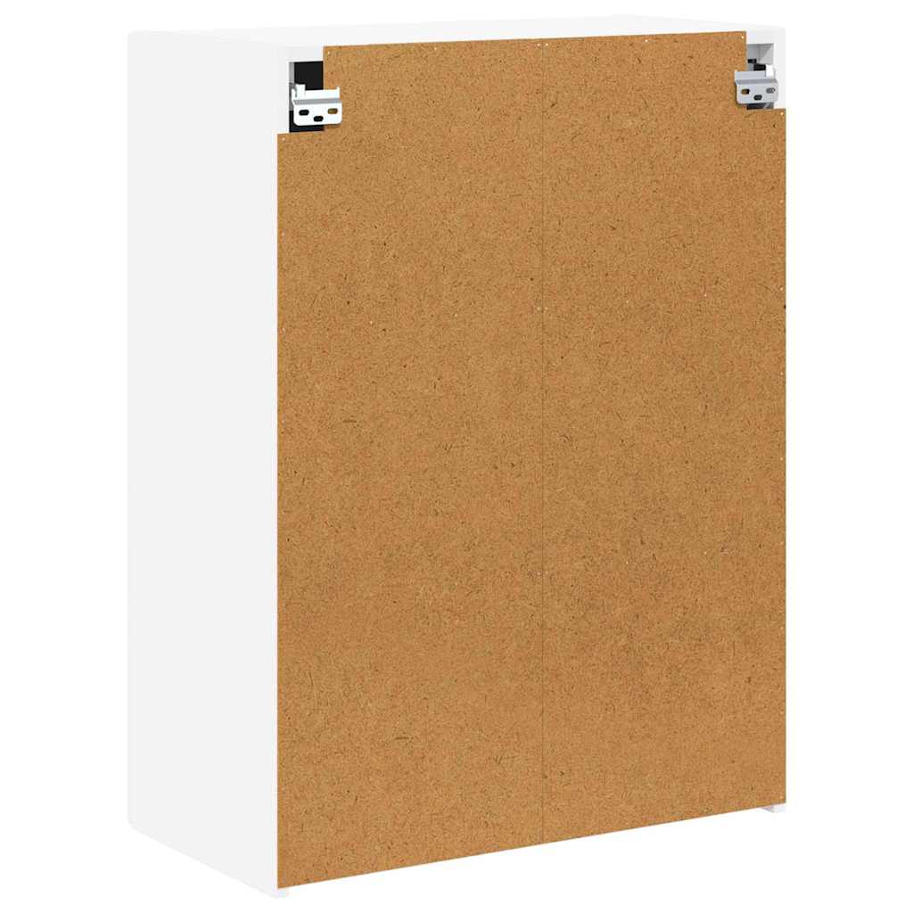 TV zidni ormar Zidne Bijelo 59,5 x 31 x 80 cm Konstruirano drvo