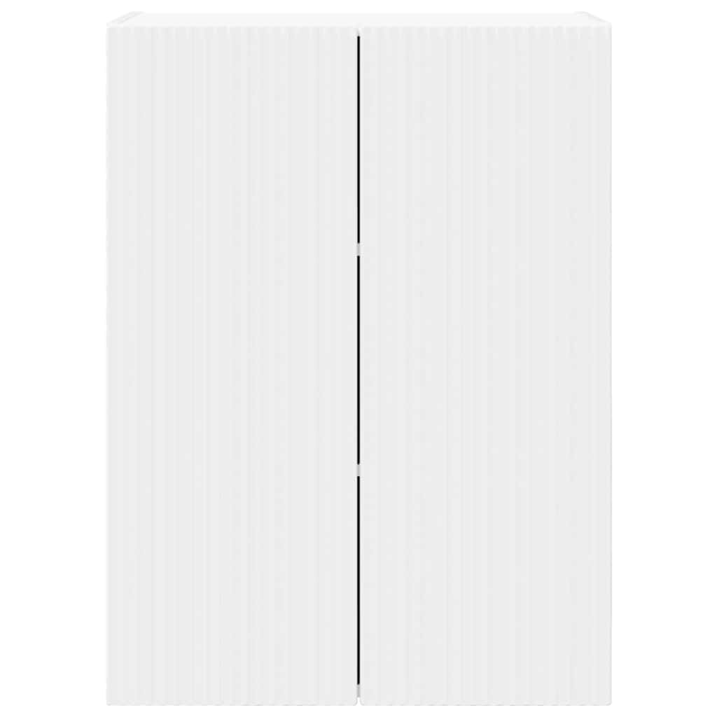 TV zidni ormar Zidne Bijelo 59,5 x 31 x 80 cm Konstruirano drvo