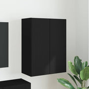 TV zidni ormar Zidne Crna 59,5 x 31 x 80 cm Konstruirano drvo