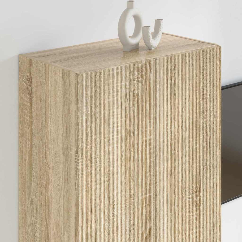 TV zidni ormar Sonoma hrast 59,5 x 31 x 80 cm Konstruirano drvo