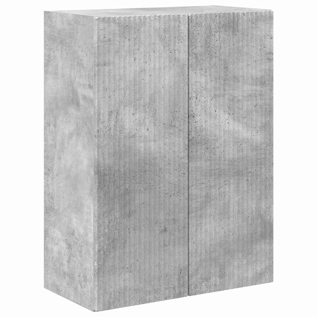 TV zidni ormar Zidne Betonski sivi 59,5 x 31 x 80 cm