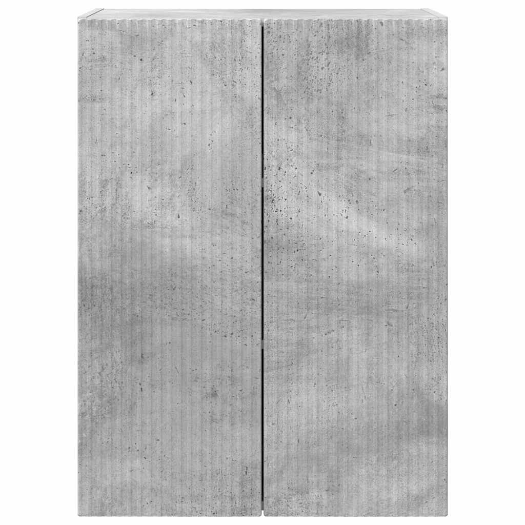 TV zidni ormar Zidne Betonski sivi 59,5 x 31 x 80 cm