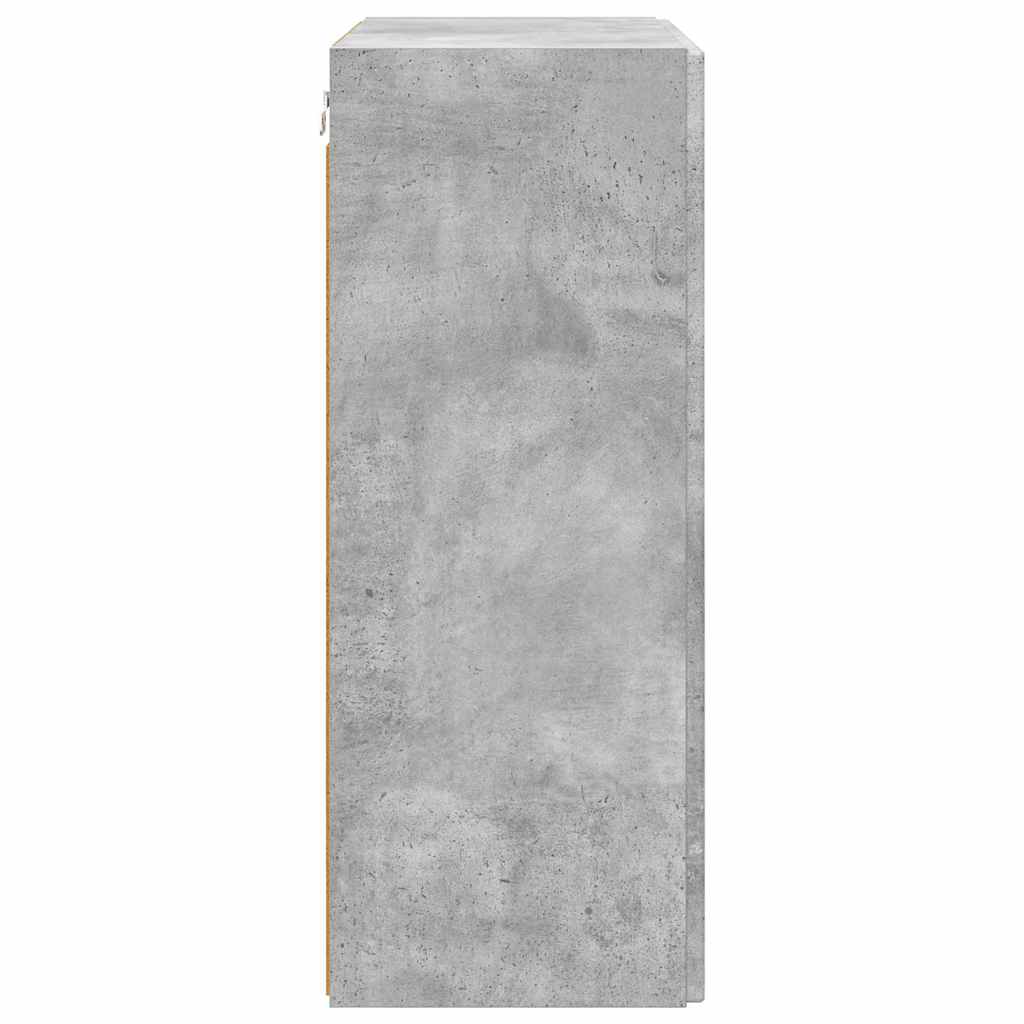 TV zidni ormar Zidne Betonski sivi 59,5 x 31 x 80 cm