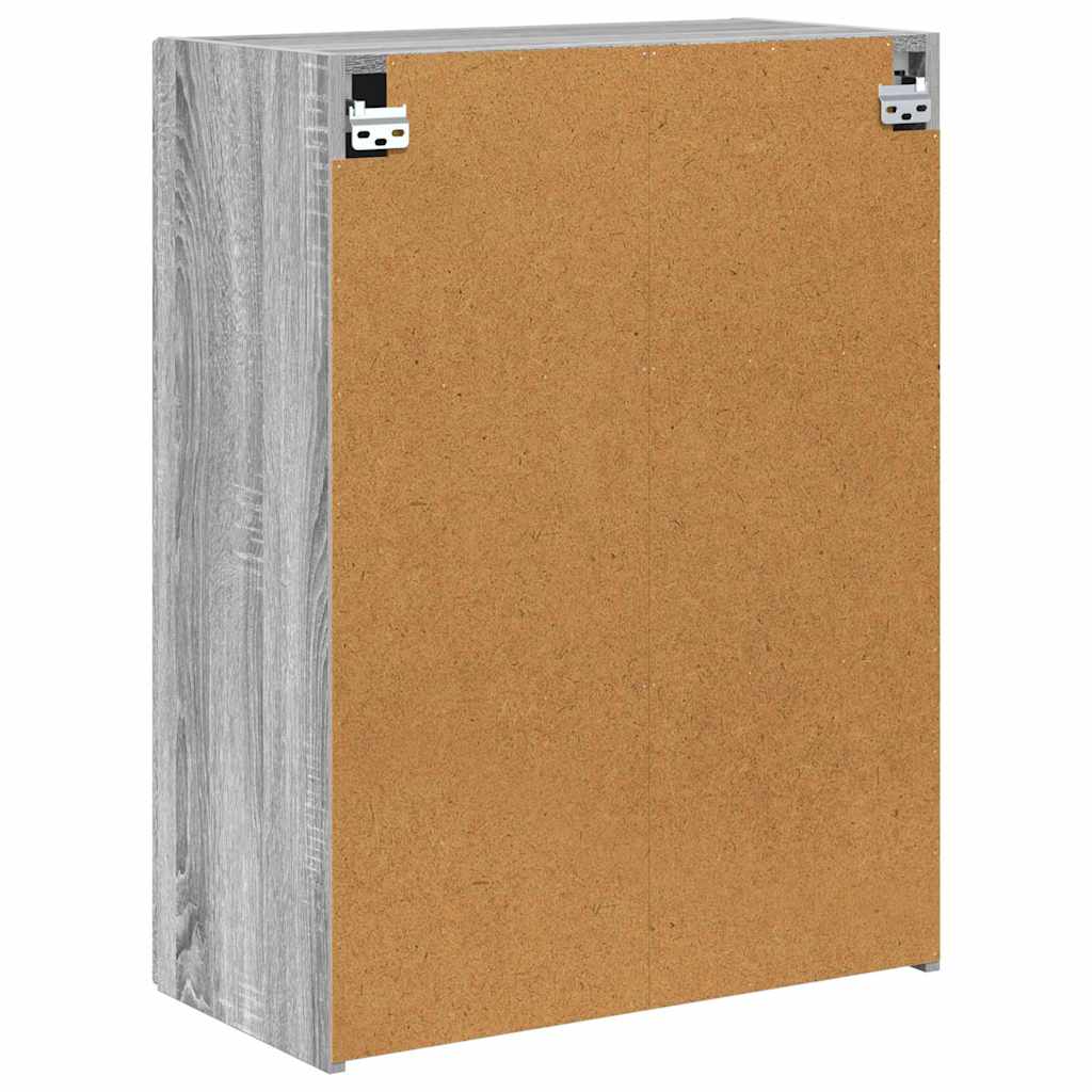 TV zidni ormar Siva Sonoma 59,5 x 31 x 80 cm Konstruirano drvo