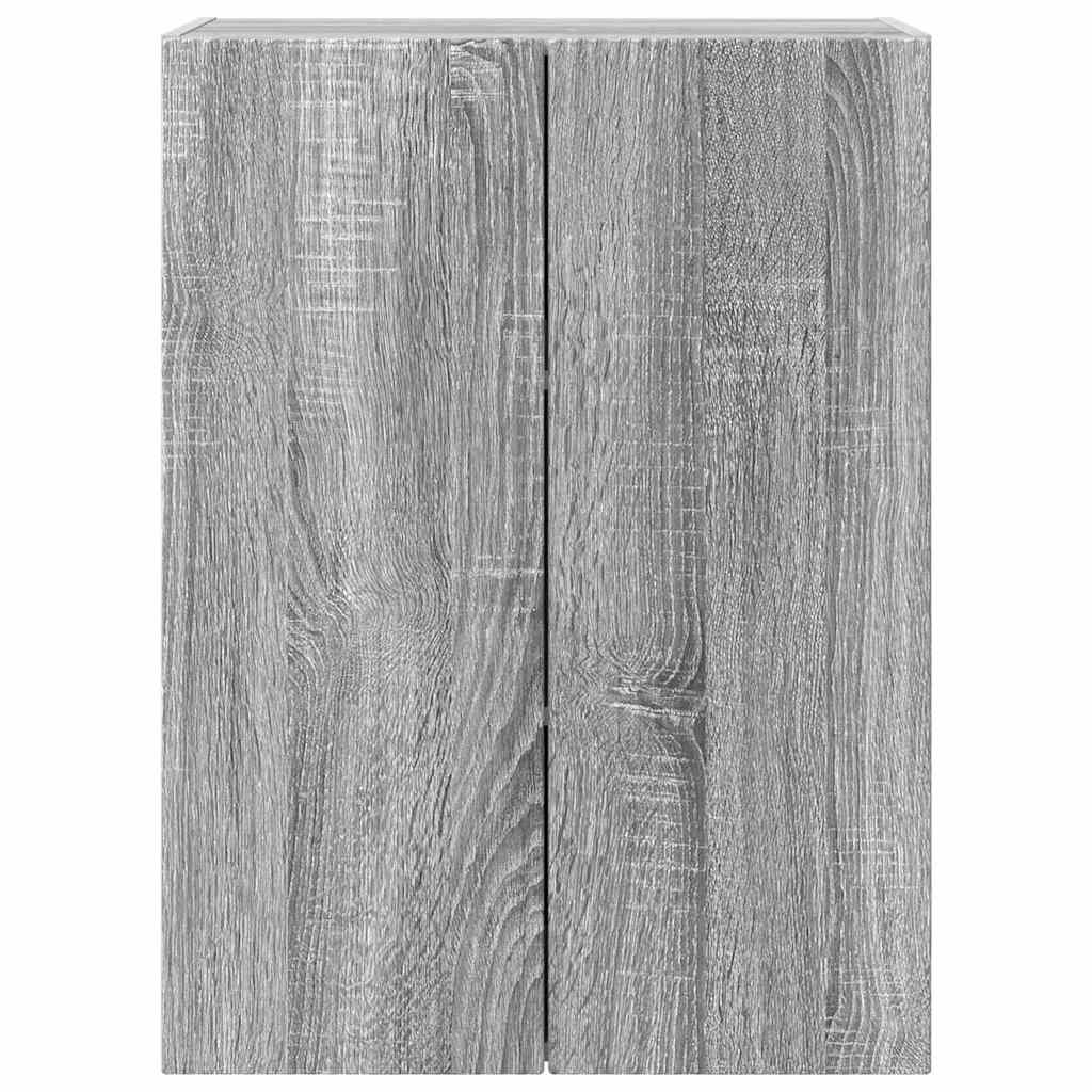 TV zidni ormar Siva Sonoma 59,5 x 31 x 80 cm Konstruirano drvo