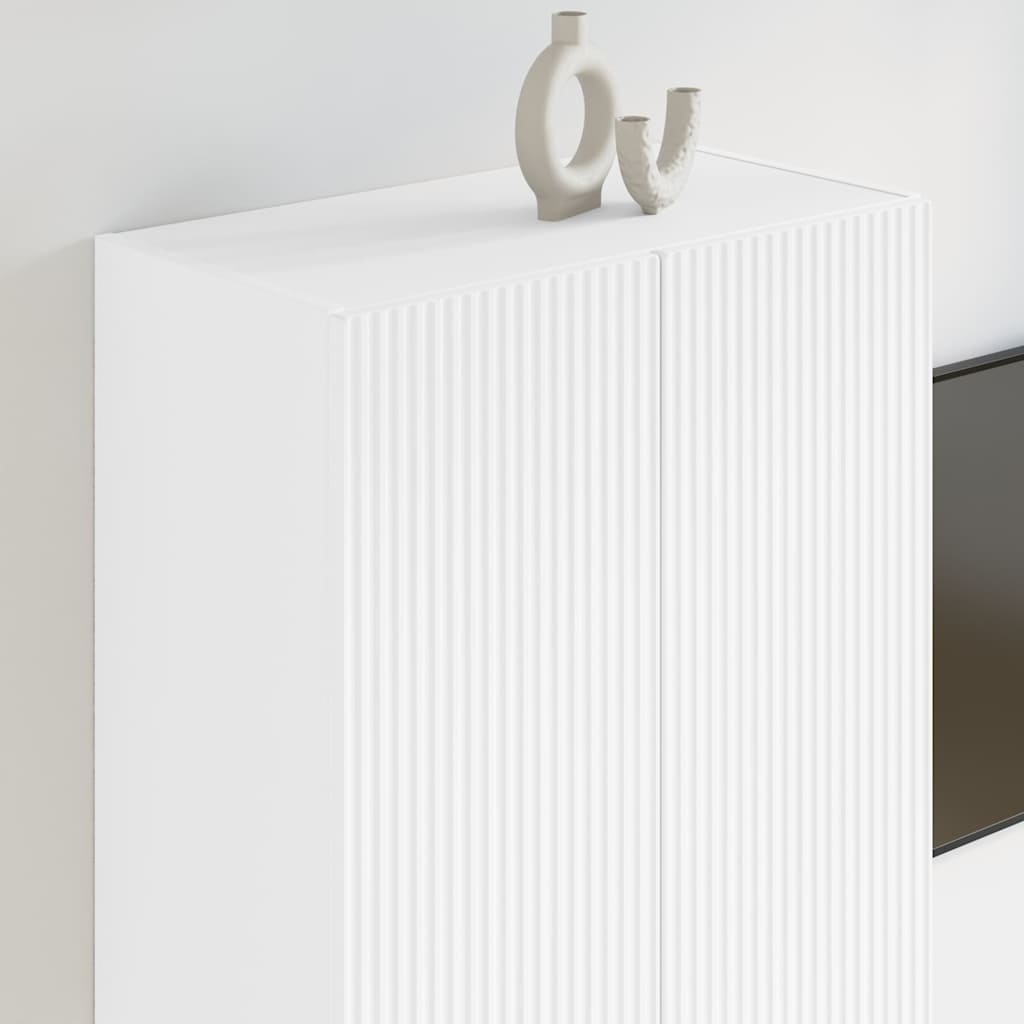TV zidni ormar Bijelo 59,5 x 31 x 100 cm Konstruirano drvo