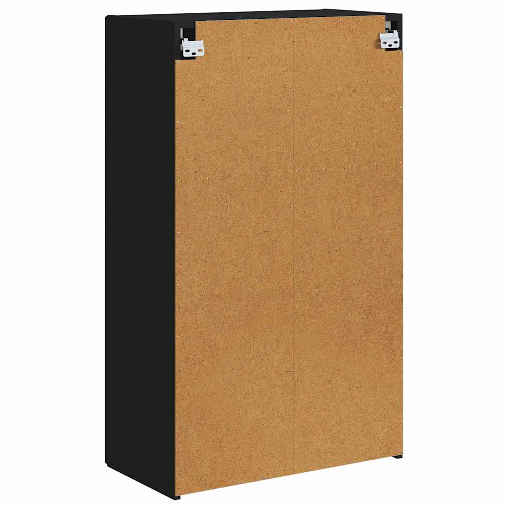 TV zidni ormar Zidne Crna 59,5 x 31 x 100 cm Konstruirano drvo
