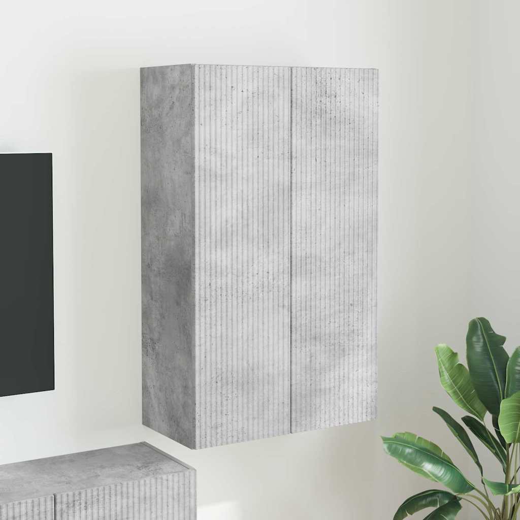 TV zidni ormar Zidne Betonski sivi 59,5 x 31 x 100 cm