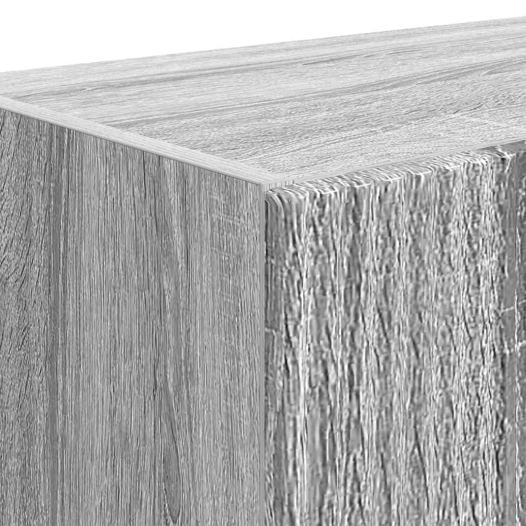 TV zidni ormar Siva Sonoma 59,5 x 31 x 100 cm Konstruirano drvo
