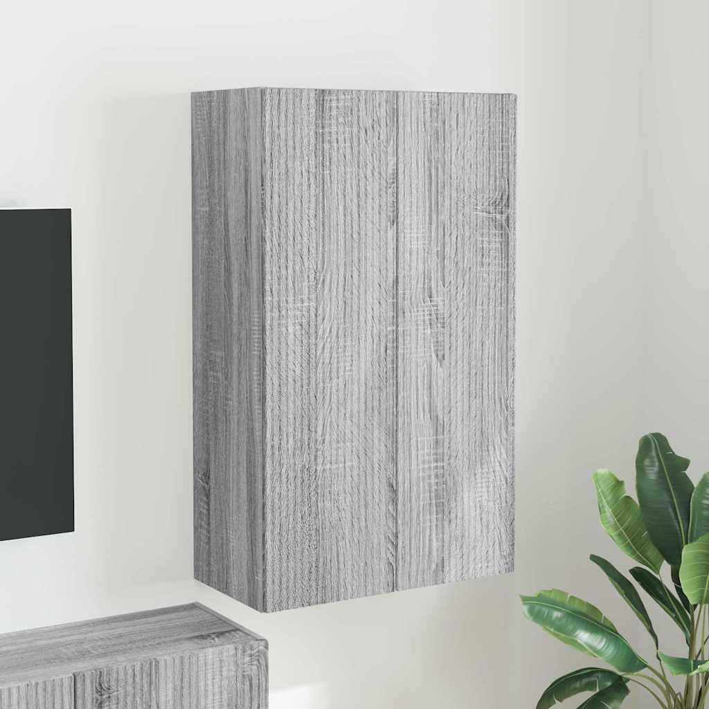 TV zidni ormar Siva Sonoma 59,5 x 31 x 100 cm Konstruirano drvo