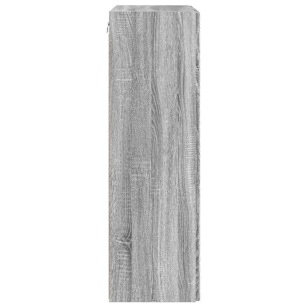 TV zidni ormar Siva Sonoma 59,5 x 31 x 100 cm Konstruirano drvo