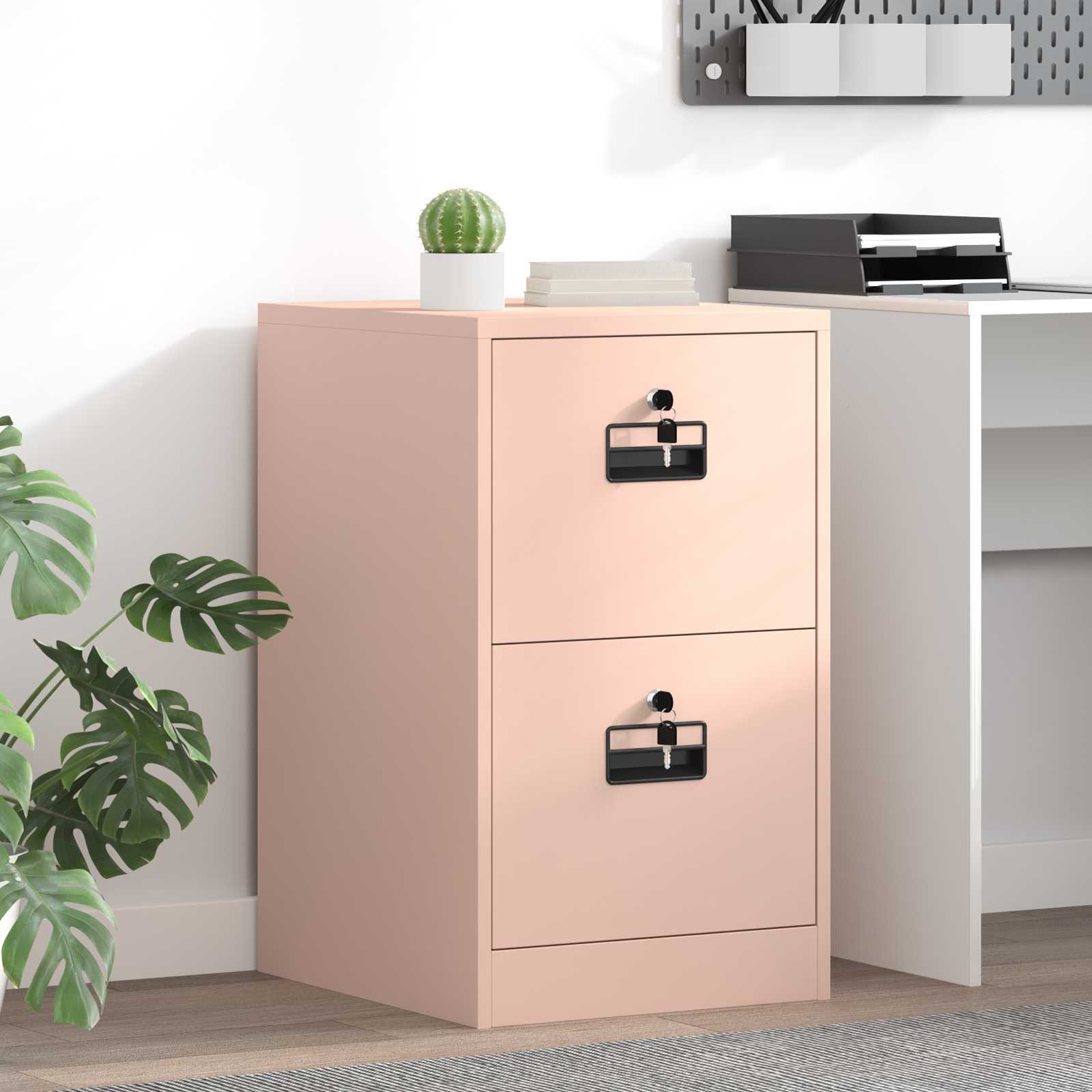 Kabinet za datoteke s ladicama Ružičasta 44 x 50 x 74,5 cm
