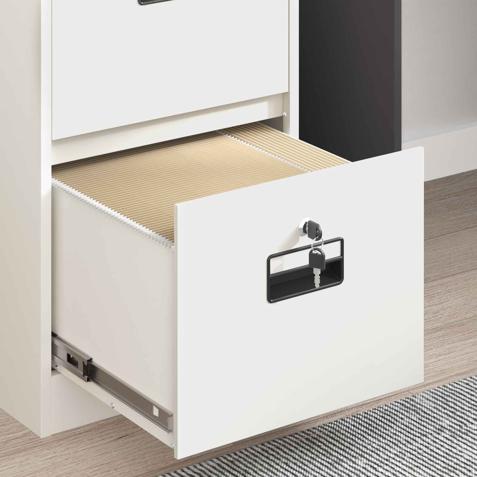 Kabinet za datoteke s ladicama Bijelo 44 x 50 x 74,5 cm