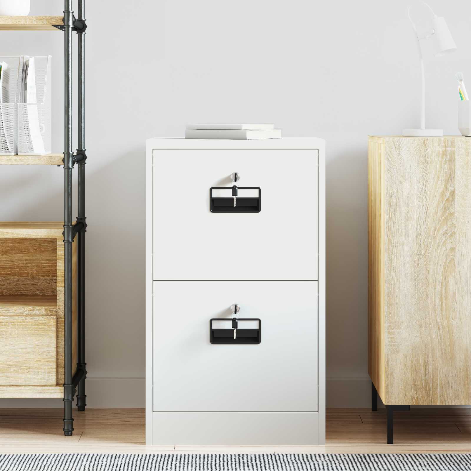 Kabinet za datoteke s ladicama Bijelo 44 x 50 x 74,5 cm