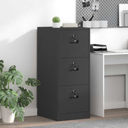 Kabinet za datoteke s ladicama Crna 44 x 50 x 106.5 cm