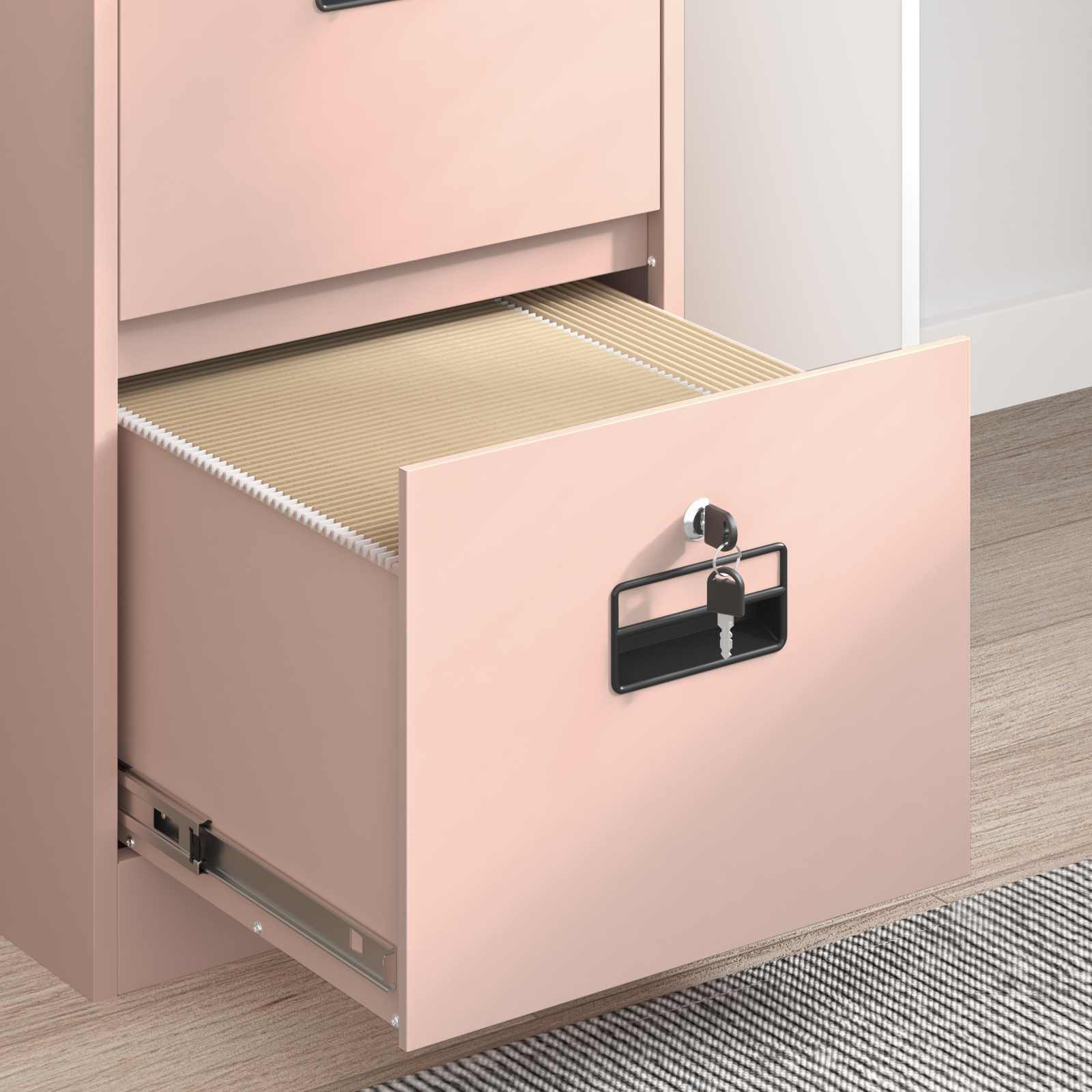 Kabinet za datoteke s ladicama Ružičasta 44 x 50 x 106.5 cm
