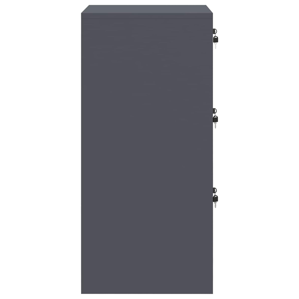 Kabinet za datoteke s ladicama Antracit 44 x 50 x 106.5 cm