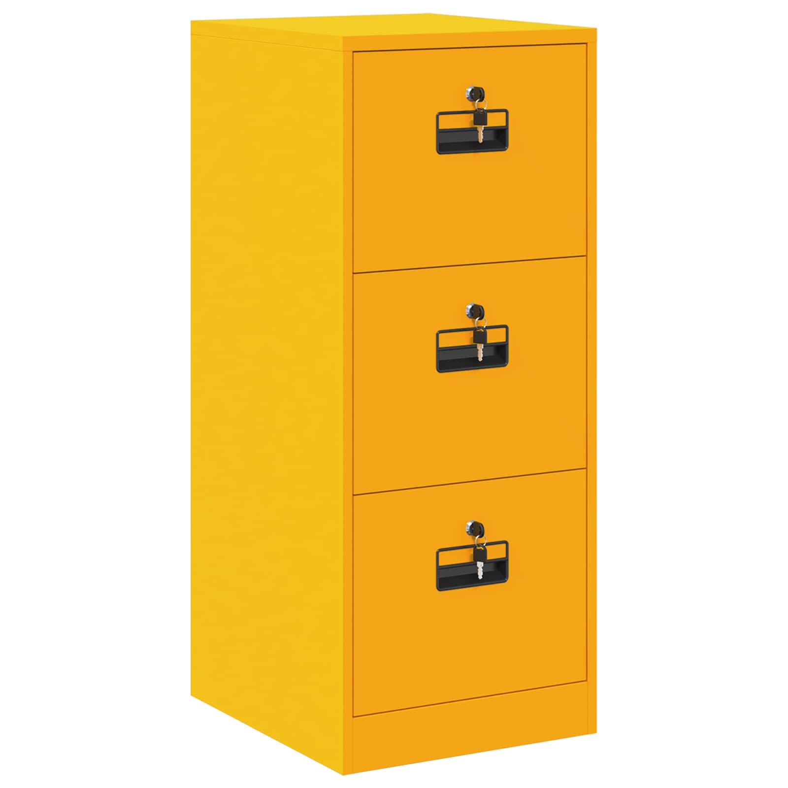 Kabinet za datoteke s ladicama Žuta 44 x 50 x 106.5 cm