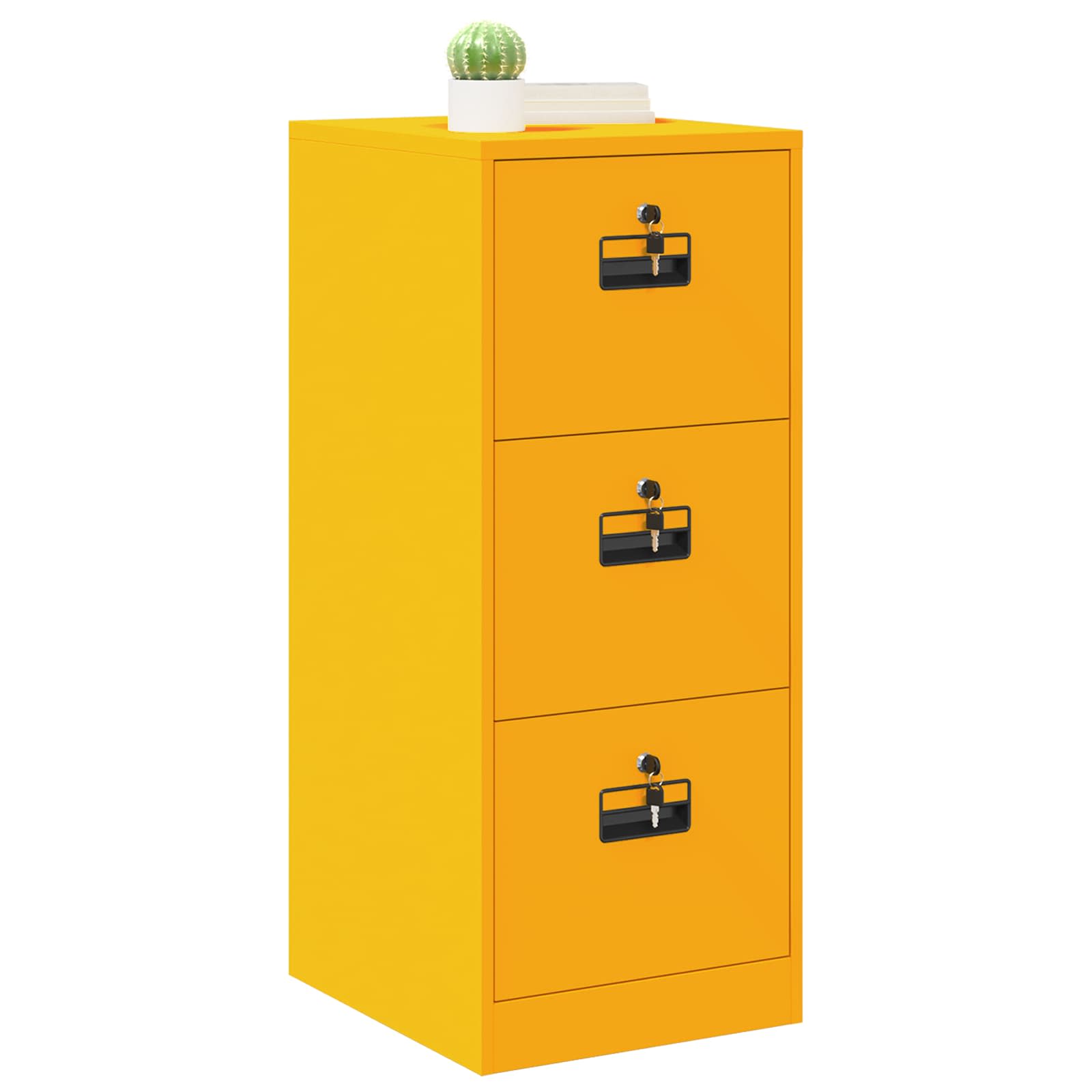 Kabinet za datoteke s ladicama Žuta 44 x 50 x 106.5 cm