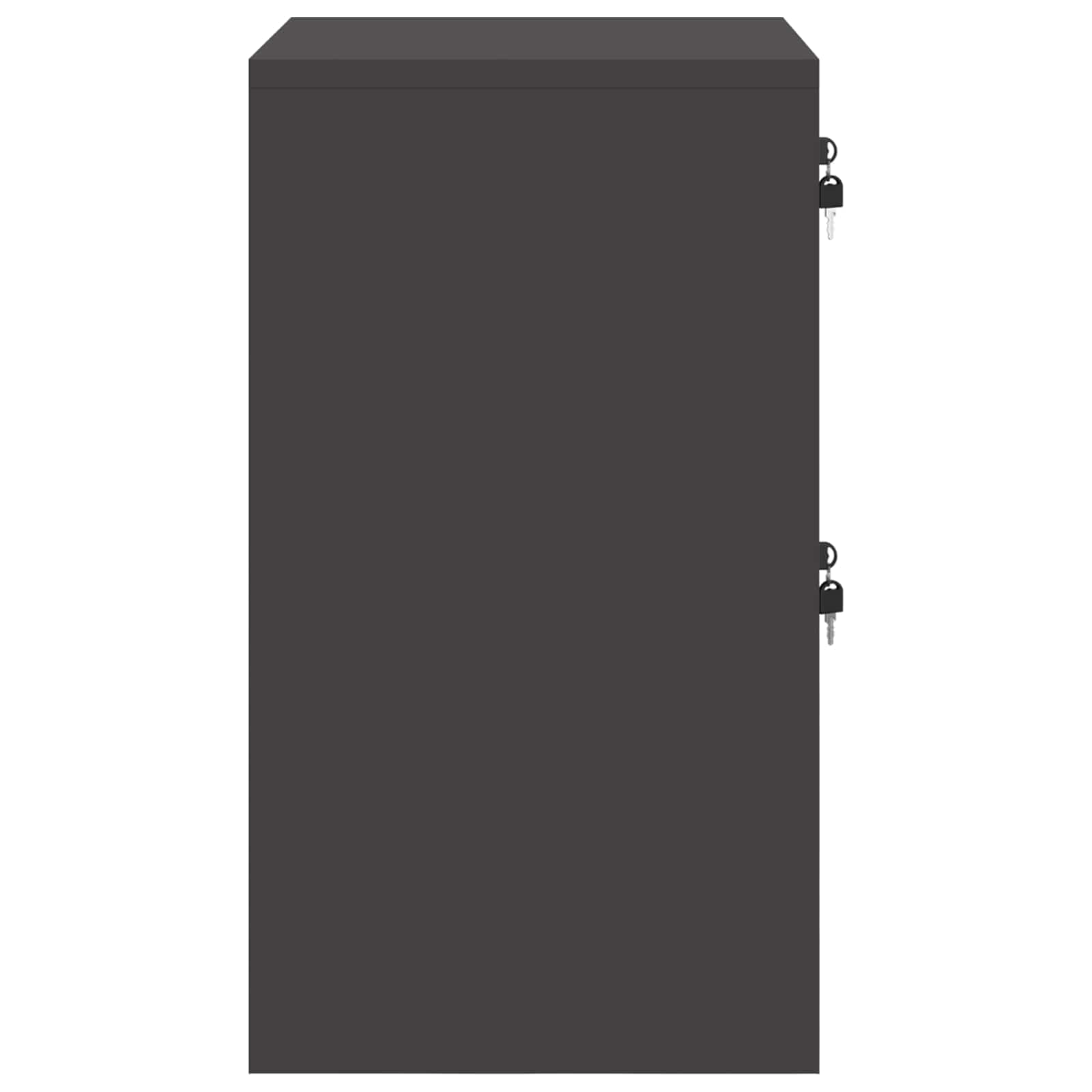 Kabinet za datoteke s ladicama Crna 45,5 x 42 x 74,5 cm