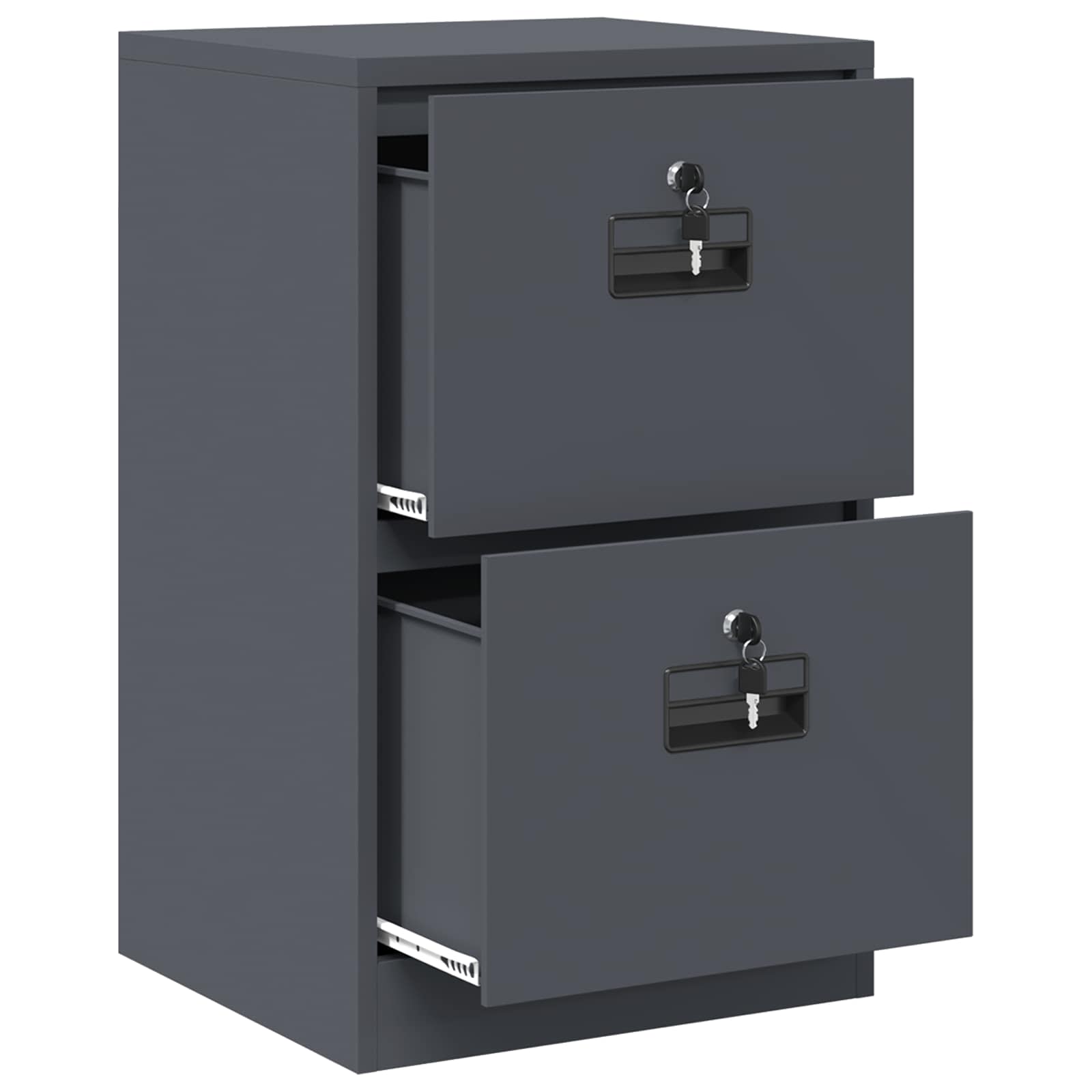 Kabinet za datoteke s ladicama Antracit 45,5 x 42 x 74,5 cm