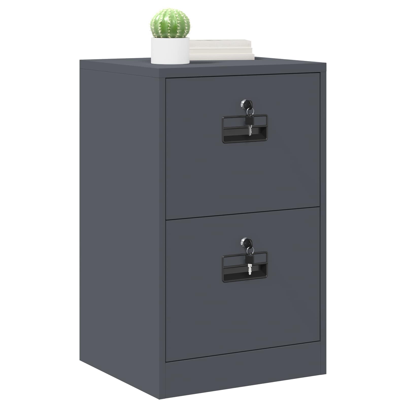 Kabinet za datoteke s ladicama Antracit 45,5 x 42 x 74,5 cm
