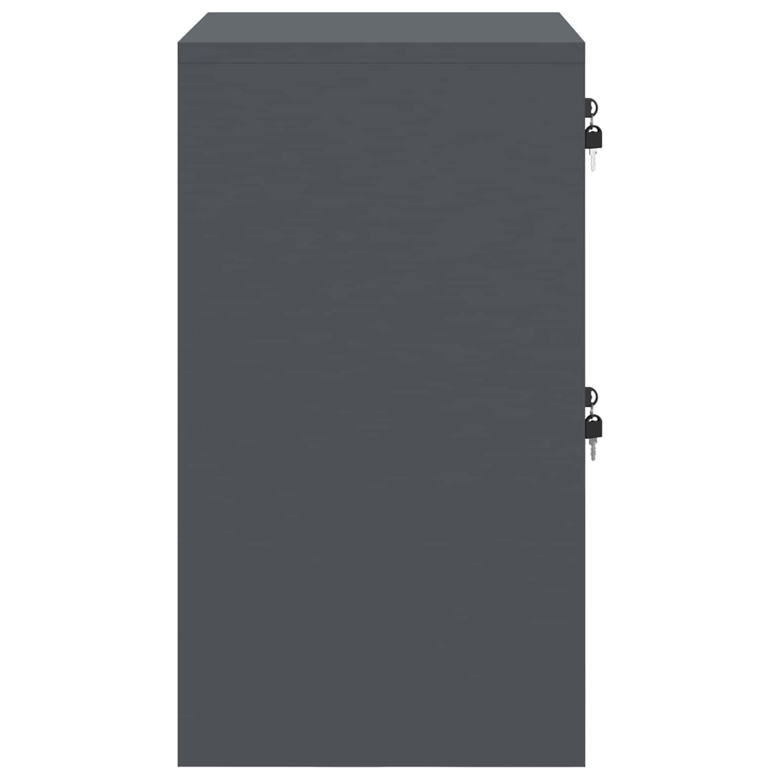 Kabinet za datoteke s ladicama Antracit 45,5 x 42 x 74,5 cm