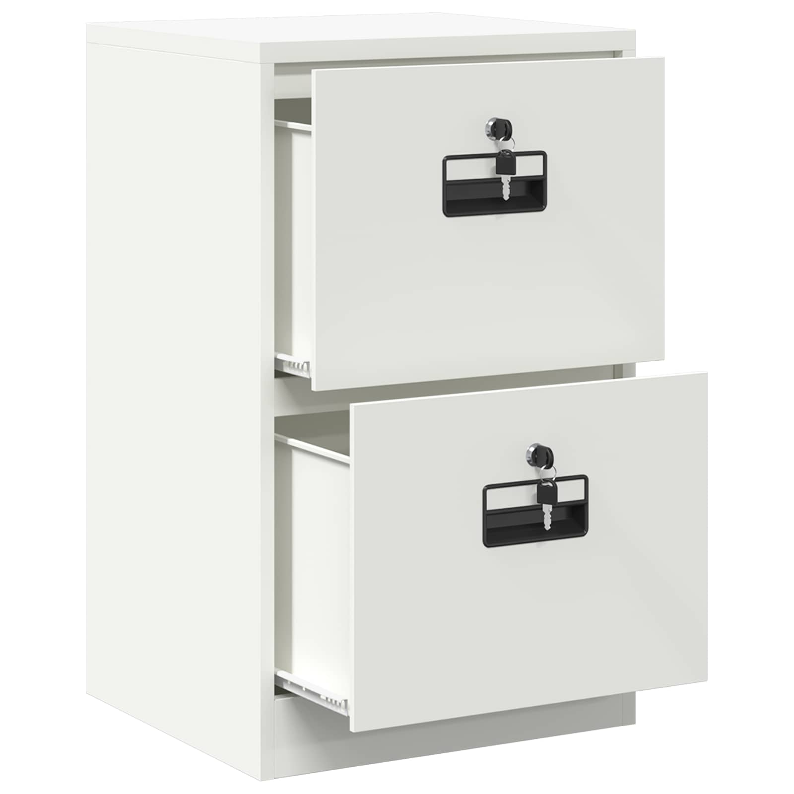 Kabinet za datoteke s ladicama Bijelo 45,5 x 42 x 74,5 cm