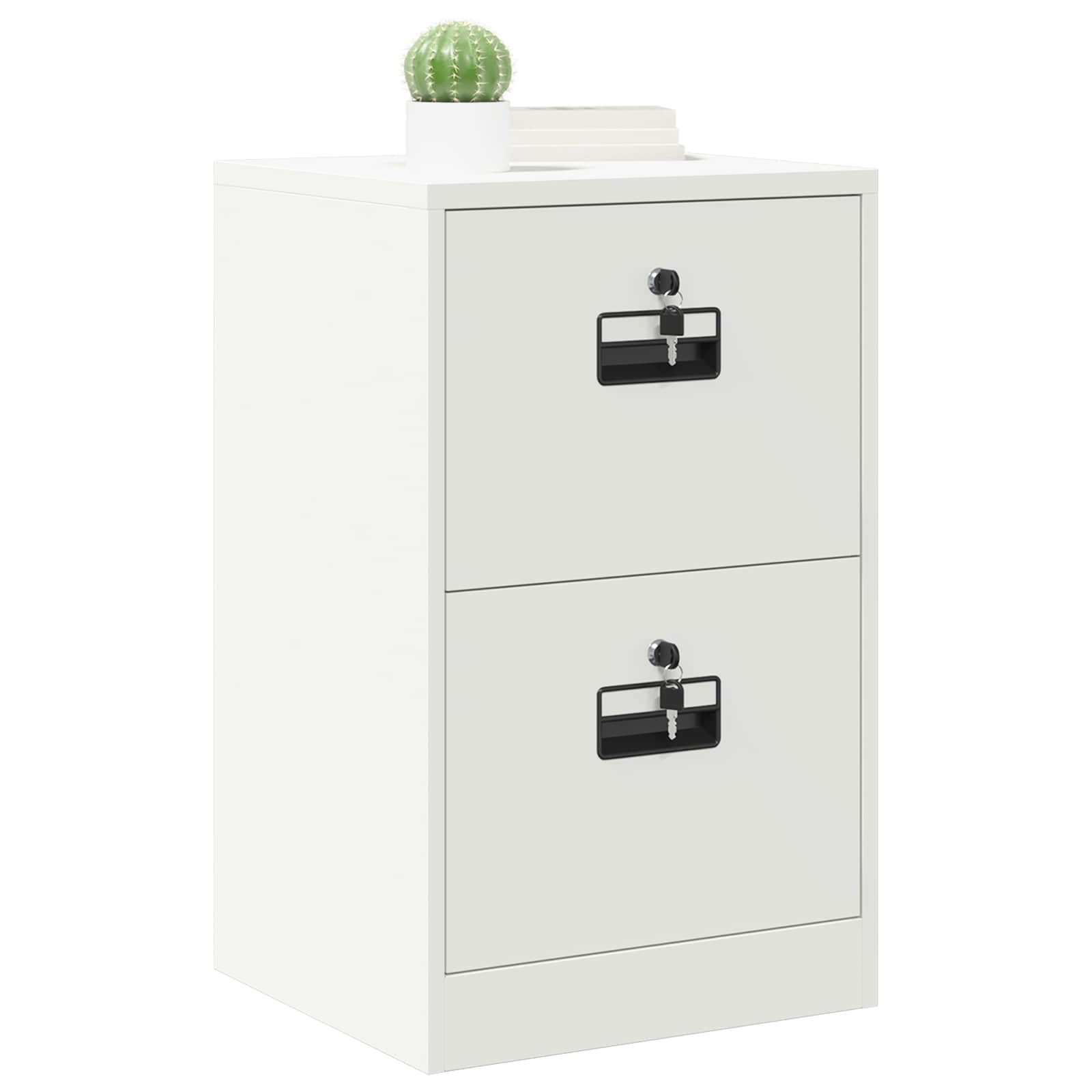 Kabinet za datoteke s ladicama Bijelo 45,5 x 42 x 74,5 cm