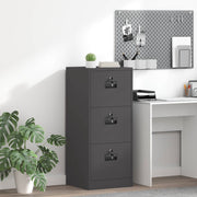 Kabinet za datoteke s ladicama Crna 45,5 x 42 x 106,5 cm