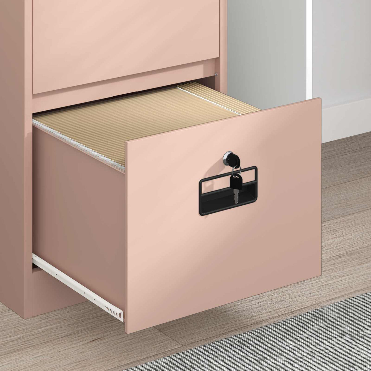 Kabinet za datoteke s ladicama Ružičasta 45,5 x 42 x 106,5 cm