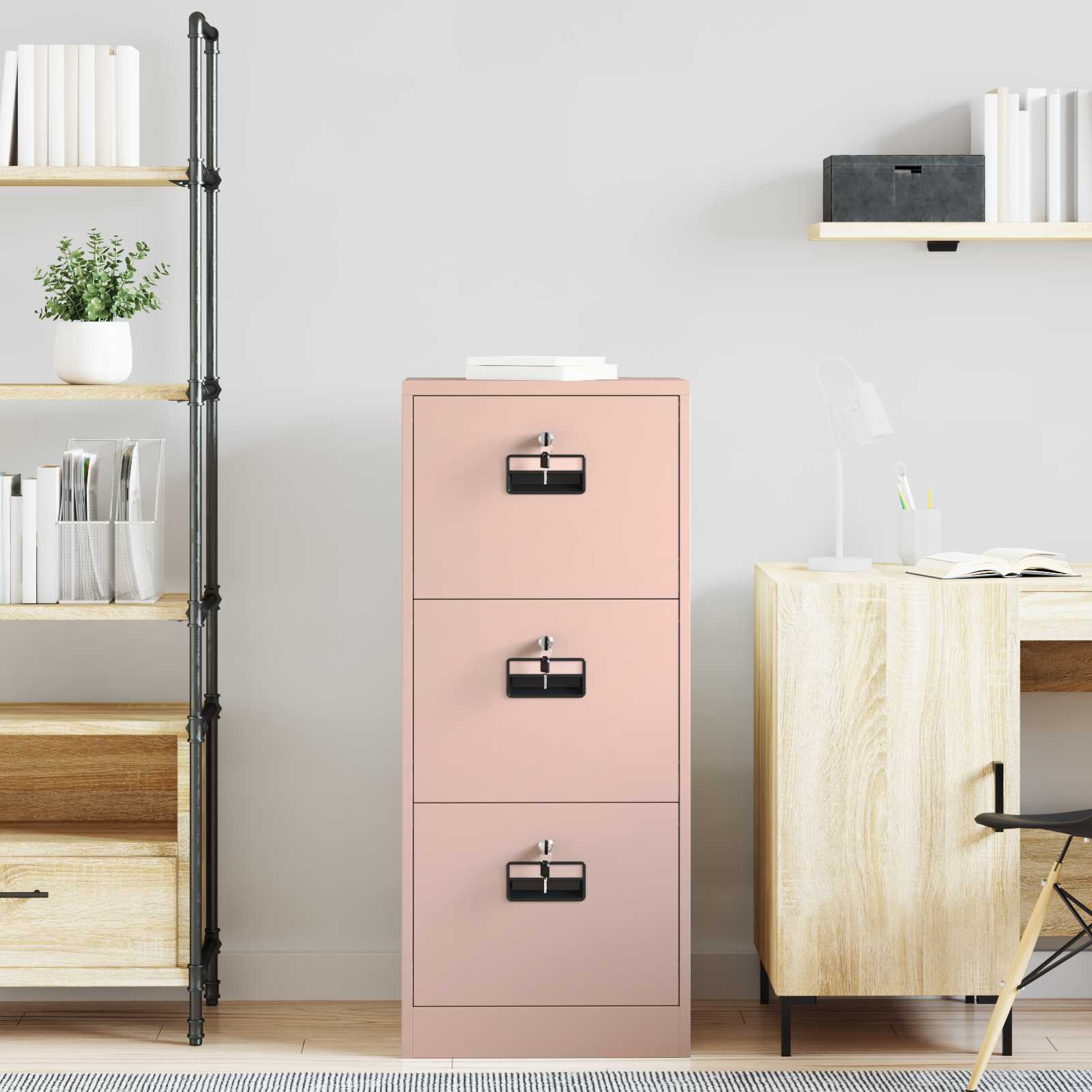 Kabinet za datoteke s ladicama Ružičasta 45,5 x 42 x 106,5 cm