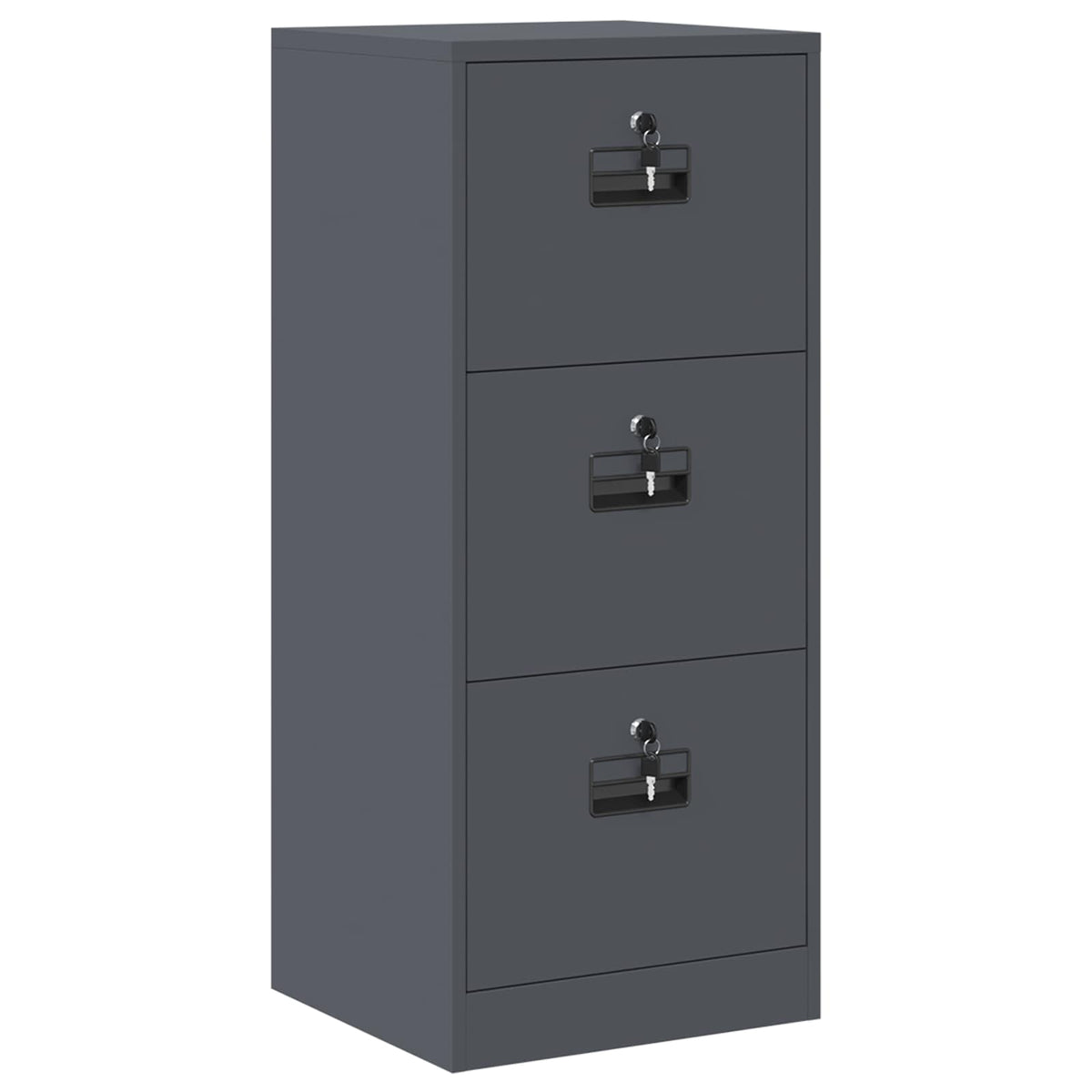 Kabinet za datoteke s ladicama Antracit 45,5 x 42 x 106,5 cm