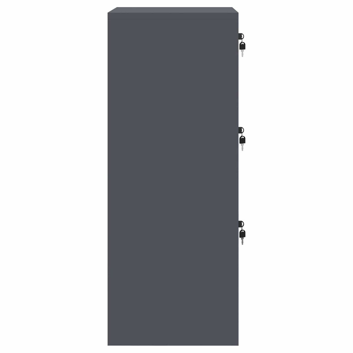 Kabinet za datoteke s ladicama Antracit 45,5 x 42 x 106,5 cm