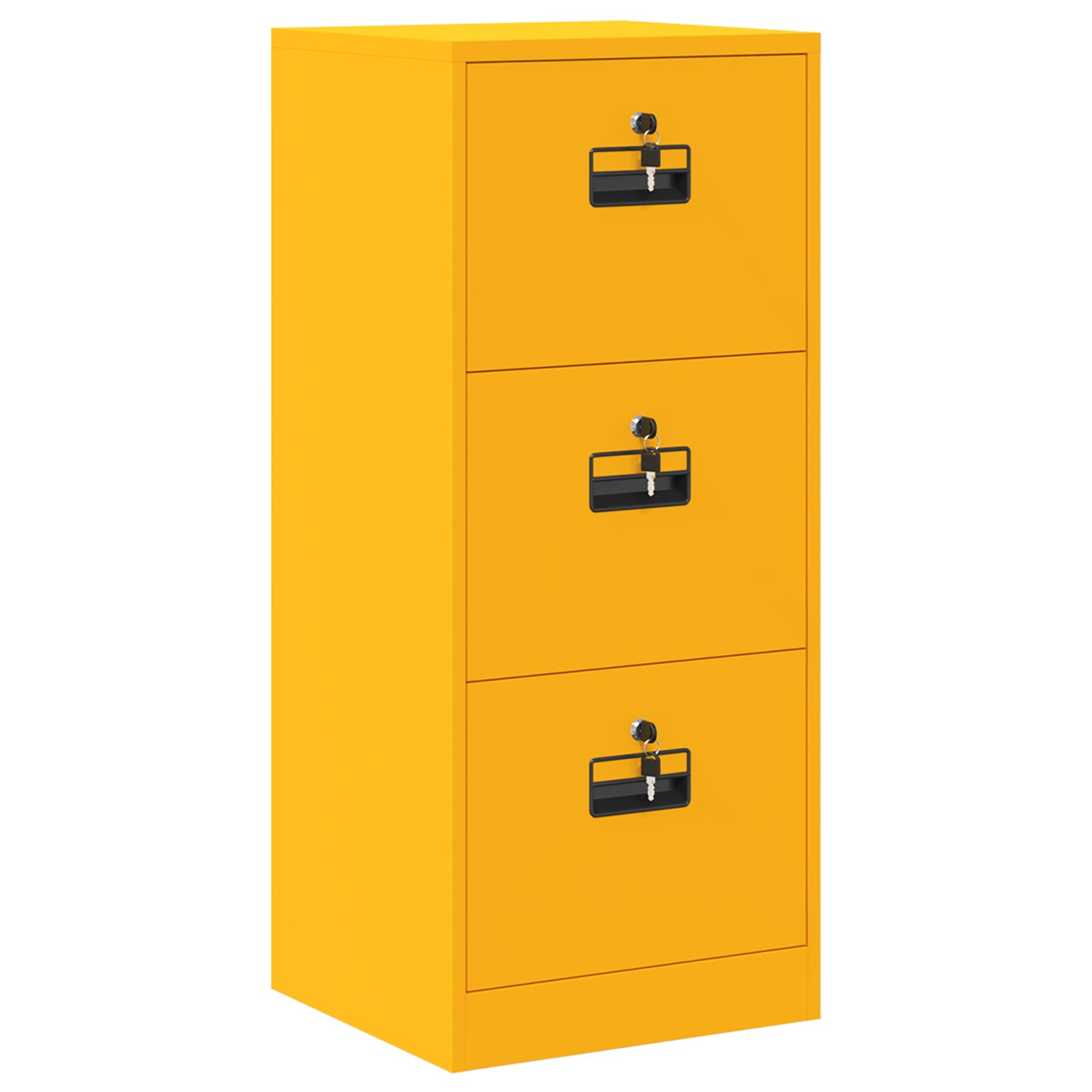 Kabinet za datoteke s ladicama Žuta 45,5 x 42 x 106,5 cm