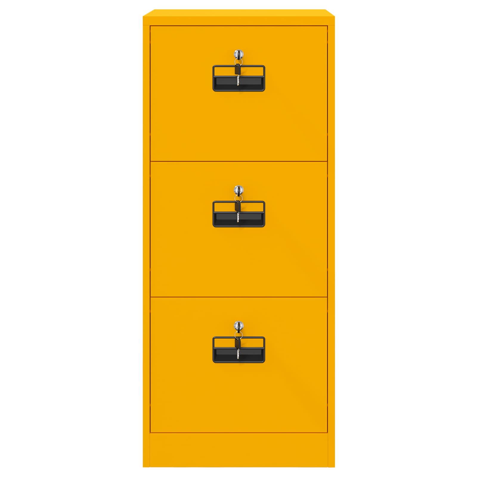 Kabinet za datoteke s ladicama Žuta 45,5 x 42 x 106,5 cm