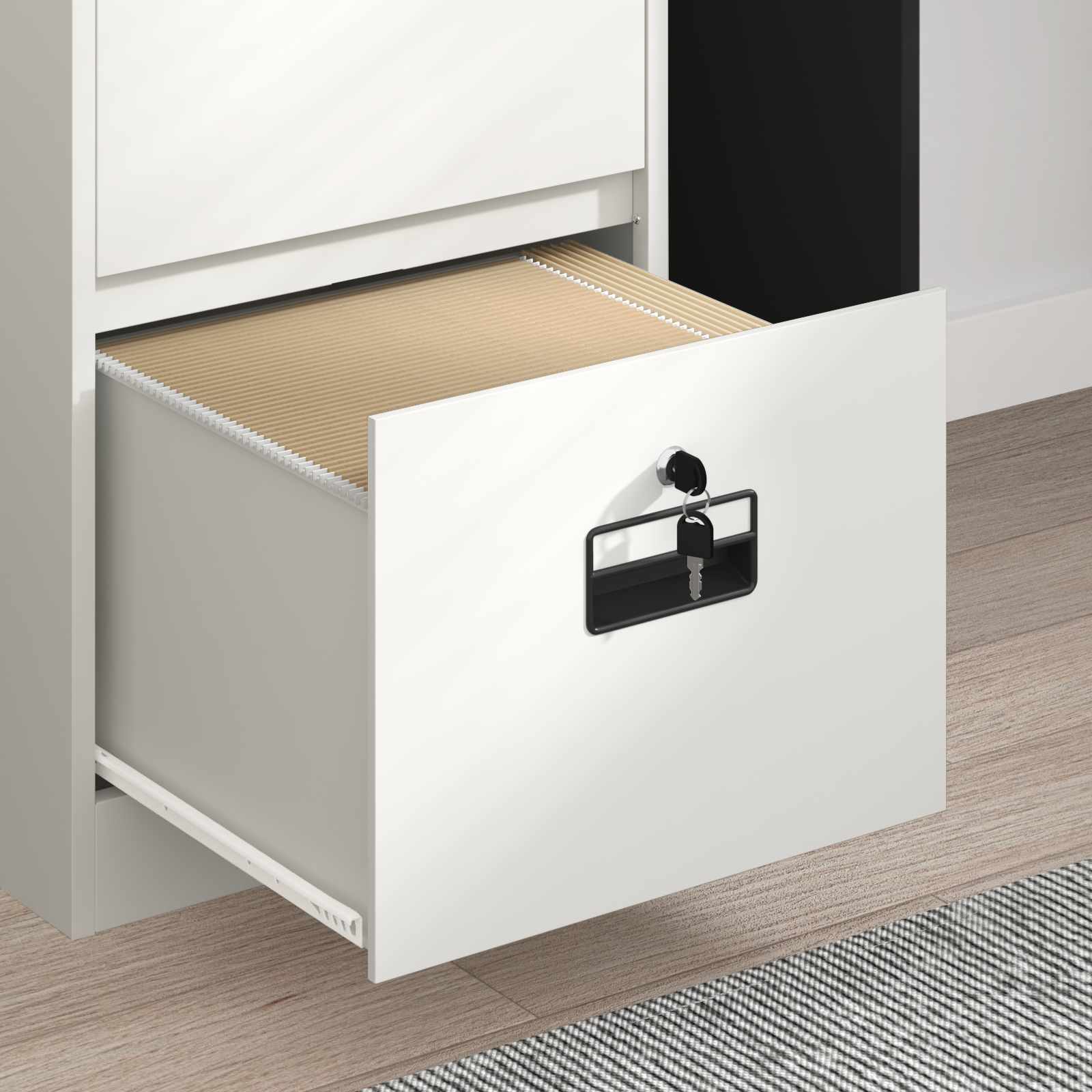Kabinet za datoteke s ladicama Bijelo 45,5 x 42 x 106,5 cm